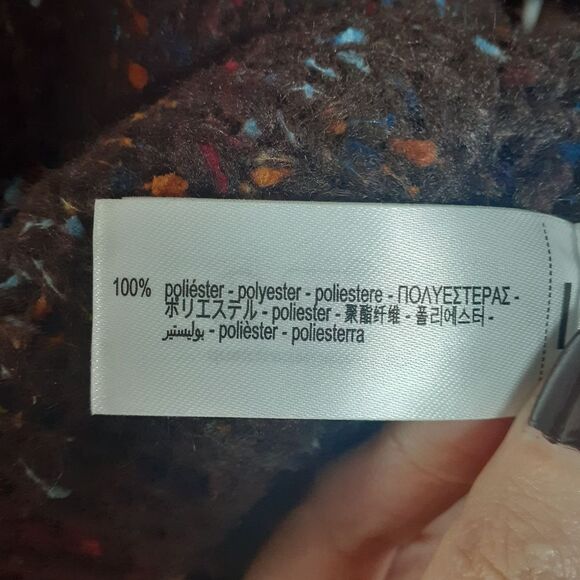 Zara Nwt Chunky Brown Speckled Sweater - Picture 9 of 15